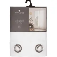 Atmosphera Voilage Georget blanc - 140 x 240 cm