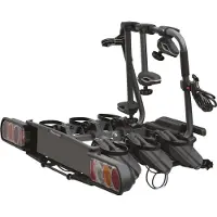 Peruzzo Bike Peruzzo Pure Instinct - Porte-boules de remorquage, Porte-vélos, Suspension arrière, Acier, Noir