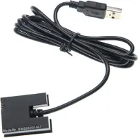 VHBW Adaptateur USB pour compartiment de batterie remplacement pour GoPro 601-00724-00A pour caméra d'action, action-cam - 143cm, plastique, noir
