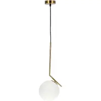 EDO Suspension Plafonnier PELOTA E27 blanc or EDO777202