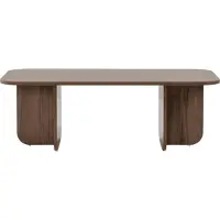 CALICOSY - Table basse rectangulaire avec plateau aux bords arrondis L120 cm - BECAJ