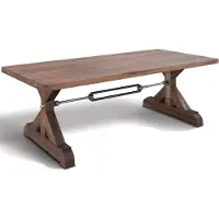 Casa Padrino Table de salle à manger design industriel - Toutes les couleurs et tailles - Table de cuisine en bois massif - Meubles de salle à manger