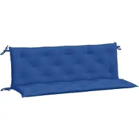 vidaXL Coussins de banc de jardin 2 pcs. Bleu 150x50x7 cm Tissu Oxford