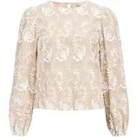 Object Mya Re Long Sleeve Blouse Beige 36 Femme