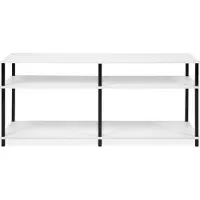 CALICOSY - Meuble TV 4 niches ouvertes L140 cm - NÉO