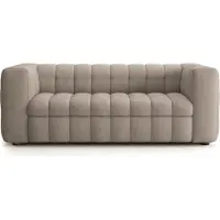 CALICOSY - Canapé lit 3 places en tissu L220 cm - CHIARA