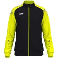 Jako Veste en polyester Sonic noir/jaune fluo 128