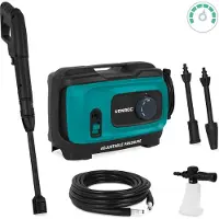 Vonroc Nettoyeur haute pression V18C – 1800 W – 140 bars – régulateur de pression | Accessoires inclus