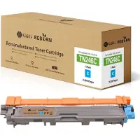 G&G Toner de rechange Brother TN-246C Compatible Cyan 2200 pages Reborn remanufacturé (C)