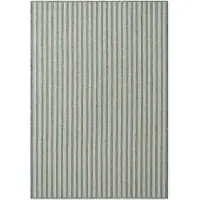 Hanse Home Tapis plat Ted Baker Linley, résistant aux intempéries, à motifs rayés, facile d'entretien, vert - 120x170 cm