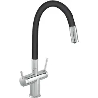 Novaservis Robinet de Cuisine Filtrant Ferro Filtrata avec Filtre et Bras Flexible