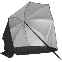 VirtuFit Parasol de plage avec pare-brise