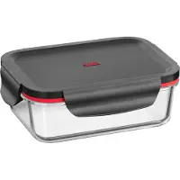 Silit 0022 6323 01 Boîte Hermétique Alimentaire Rectangulaire Lunch Box 0,75 L Bleu Et Transparent