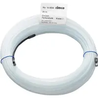 Cimco Sangles rétractables en plastique , 20 m, longueur env. 130 mm, résistance à la traction 900 N, diamètre du matériau 4 mm, 1 pièce.