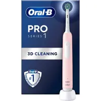Oral-B Brosse à dents électrique Pro1 Rose + Recharge Extra