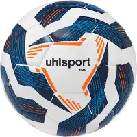 Uhlsport Team - blanc/marine/fluo orange, taille:5