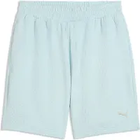 Puma Hommes, Bas de sport, ESS ELEVATED Material Shorts 7" (XL), Bleu