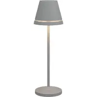 Leonardo VENEZIA Akku-Tischlampe Grau 1,8W steuerbare Lichtfarbe IP54 76062