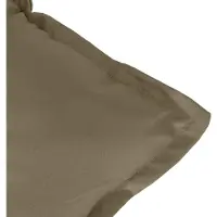 vidaXL Coussin pour banc de jardin Melange Taupe 120x50x7 cm Tissu