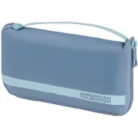 American Tourister pull-over accessoires de voyage Foldable Luggage Cover Stone Blue / Blue bleu gris