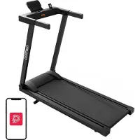 DeerRun Tapis de course électrique pliable A1 Pro Move + (noir)