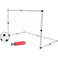 Vedes New Sports Set de buts de football, ballon et pompe inclus