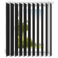 Time4blinds , Store à lamelles, 200x220 cm, Noir Classique
