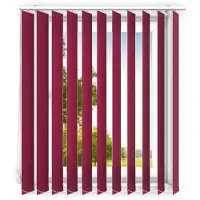 Time4blinds , Store à lamelles, 170x260 cm, Rouge Bourgogne