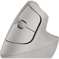 Logitech Souris ergonomique verticale Lift, couleur sable, Logi Bolt, Bluetooth