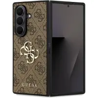 GUESS - Hardcase 4G Big Logo (GUHCZFD74GMGBR) - Samsung Galaxy Z Fold7 - Brown (Samsung Galaxy Z Fold7), Coque pour téléphone portable, Marron