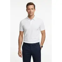 Boss green Pio 2 10279643 Green Short Sleeve Polo Blanc L Homme