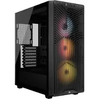 Corsair Boîtier PC - - 3200D RS ARGB - Moyen Tour - 3 ventilateurs RS120 ARGB - Gris