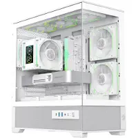 GameMax Vista 2 Mw Pc Tower Case Blanc