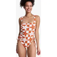 Roxy - Maillot de bain 1 pièce - Hazy Days One Piece Ginger Spice Flora pour Femme en Nylon - Taille XS - Orange