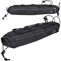 ProX Alaska Sacoche de cadre longue noire 1,6 L imperméable pour le bikepacking