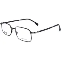 HUGO BOSS Lunettes de Vue BOSS 1604 53/19/145 Matte black silver Stainless steel MAN BOSS 1604