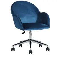 CALICOSY - Chaise de Bureau à Roulettes avec Accoudoirs - CHIOZZA