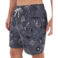 Hurley Volley Flex Art Swimming Shorts Gris S Homme