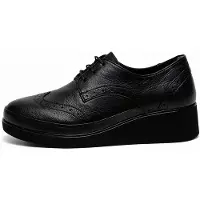 Lorévine Chaussure à lacets noir