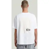 G-Star T-shirt Back Applique Relaxed - Blanc - Hommes