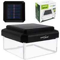Greenblue Lampe solaire à LED pour poteau 100 x 100 mm, cache en forme d'enveloppe, 3200 K, GB128 WW