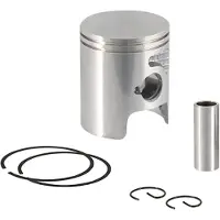 RMS Beauty Piaggio 2v 4t 47mm 100090820 Piston Kit Argenté