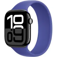 Apple Bracelet Boucle unique en Silicone pour Watch Series 1 - 9 / SE (38/40/41 mm) - Taille 5 - Ultramarine