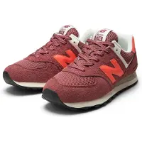 New Balance Baskets basses '574' orange / bourgogne