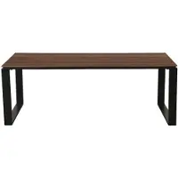 Ebuy24 Martinus table de jardin 210x100 cmReproduction noyer.