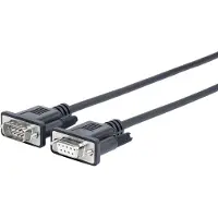 VivoLink PRORS5 câble Série Noir 5 m RS-232