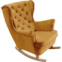 Domo DomoHome Fauteuil de relaxation Fauteuil avec accoudoirs Fauteuil TV Lounge Fauteuil rembourré Fauteuil Couch Fauteuil avec accoudoirs Chaise Salon Fauteuil avec oreilles | 102x81x95cm | Olive_29817
