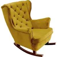 Domo DomoHome Fauteuil de relaxation Fauteuil avec accoudoirs Fauteuil TV Lounge Fauteuil rembourré Fauteuil Couch Fauteuil avec accoudoirs Chaise Salon Fauteuil avec oreilles | 102x81x95cm | Olive_29818