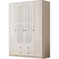 Skye Decor , modèle Rb-113, armoire, blanc mat, panneau de particules, 140 x 210 x 52 cm