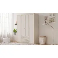 Skye Decor , modèle Rb-079, armoire, blanc mat, panneau de particules, 140 x 210 x 52 cm